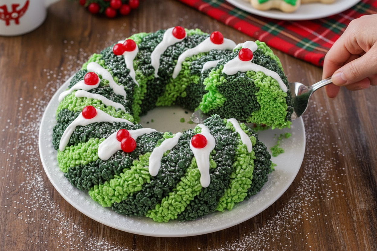 Rice Krispie Wreath Recipe for Christmas