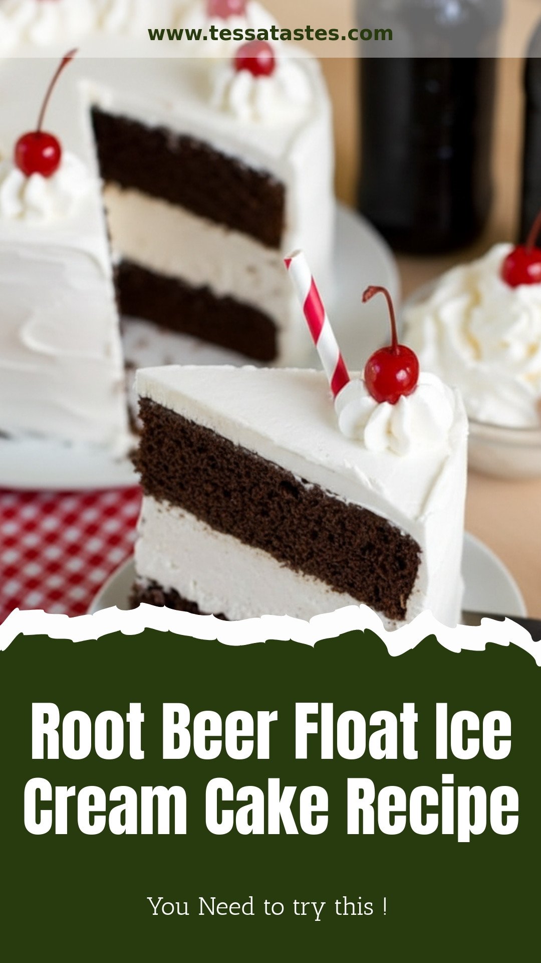 Root Beer Float Ice Cream Cake Recipe