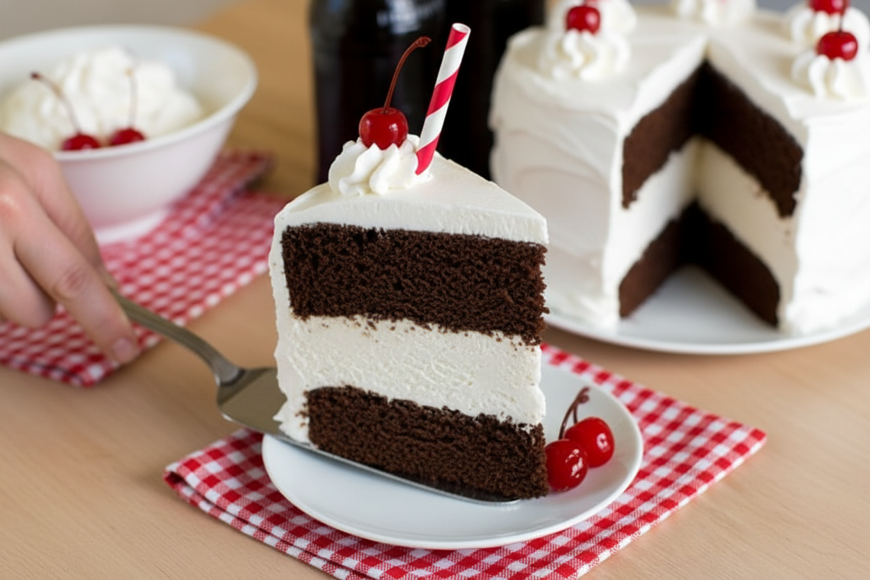 Root Beer Float Ice Cream Cake Recipe