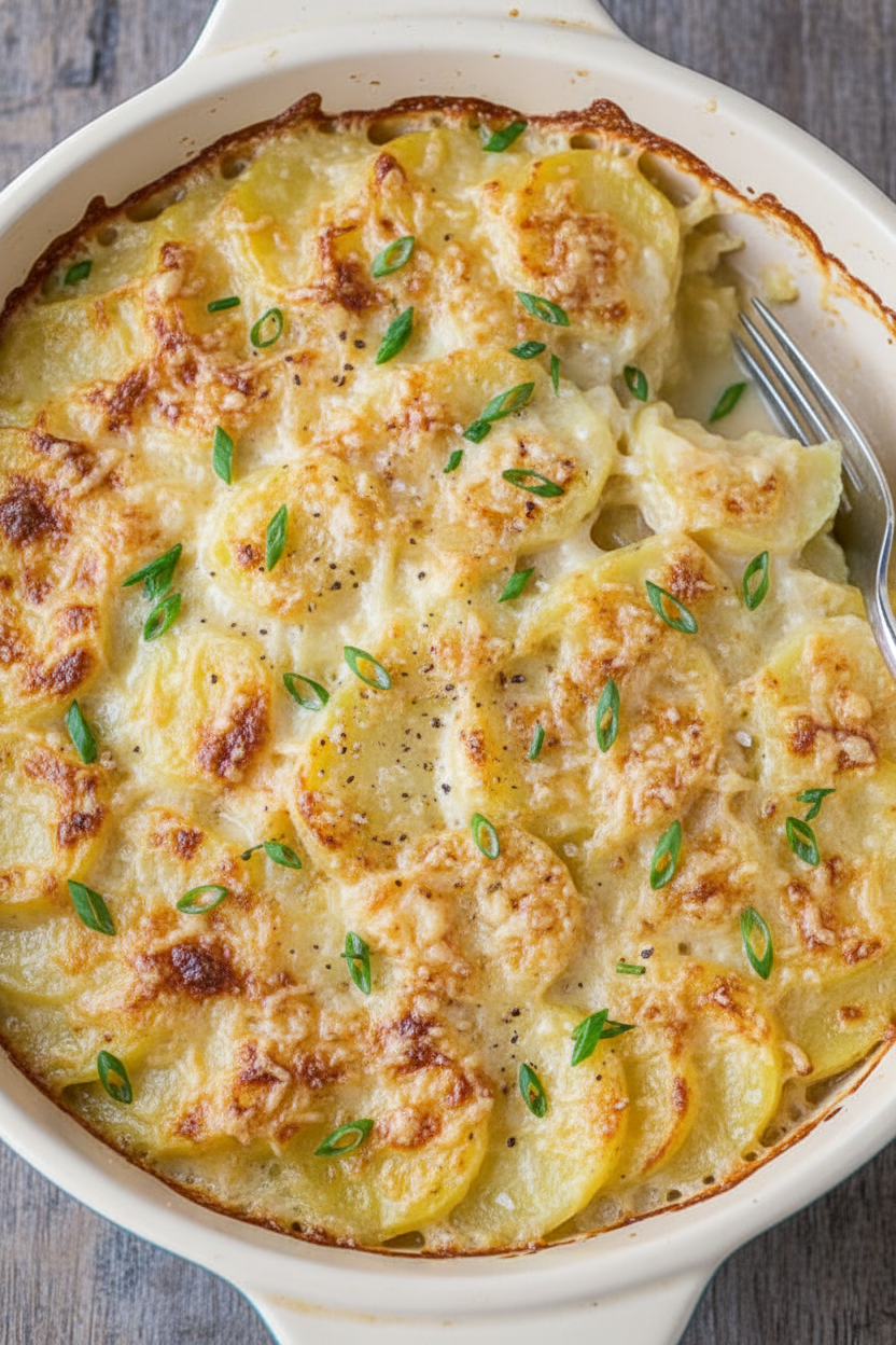 Skinny Scalloped Potato Gratin Recipe