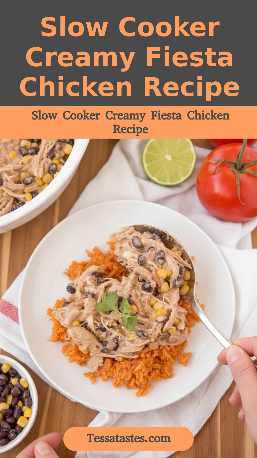 Slow Cooker Creamy Fiesta Chicken Recipe