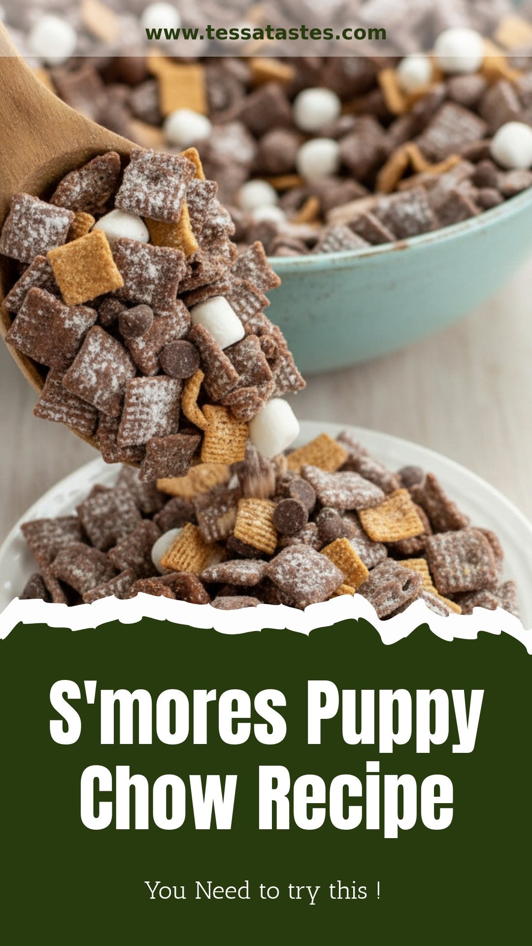 S'mores Puppy Chow Recipe