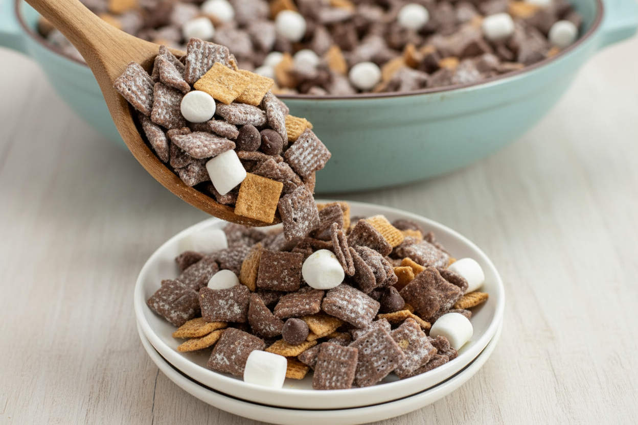 S’mores Puppy Chow Recipe