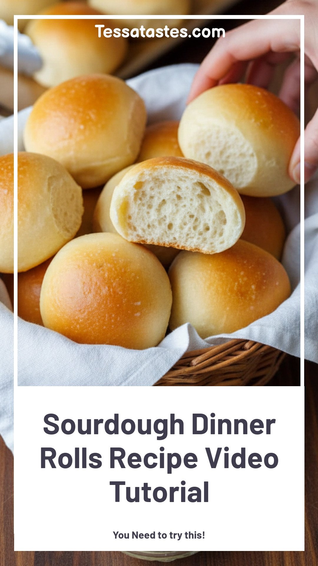 Sourdough Dinner Rolls Recipe Video Tutorial