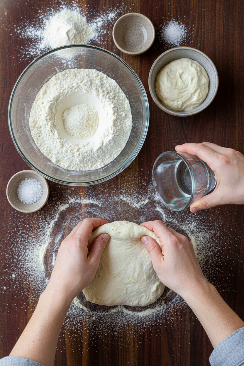 Sourdough Pizza Dough Recipe Video Tutorial