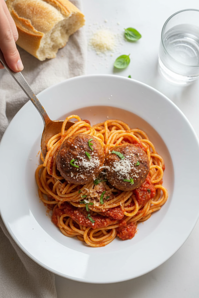 Spaghetti and Meatballs Classic Italian Recipe