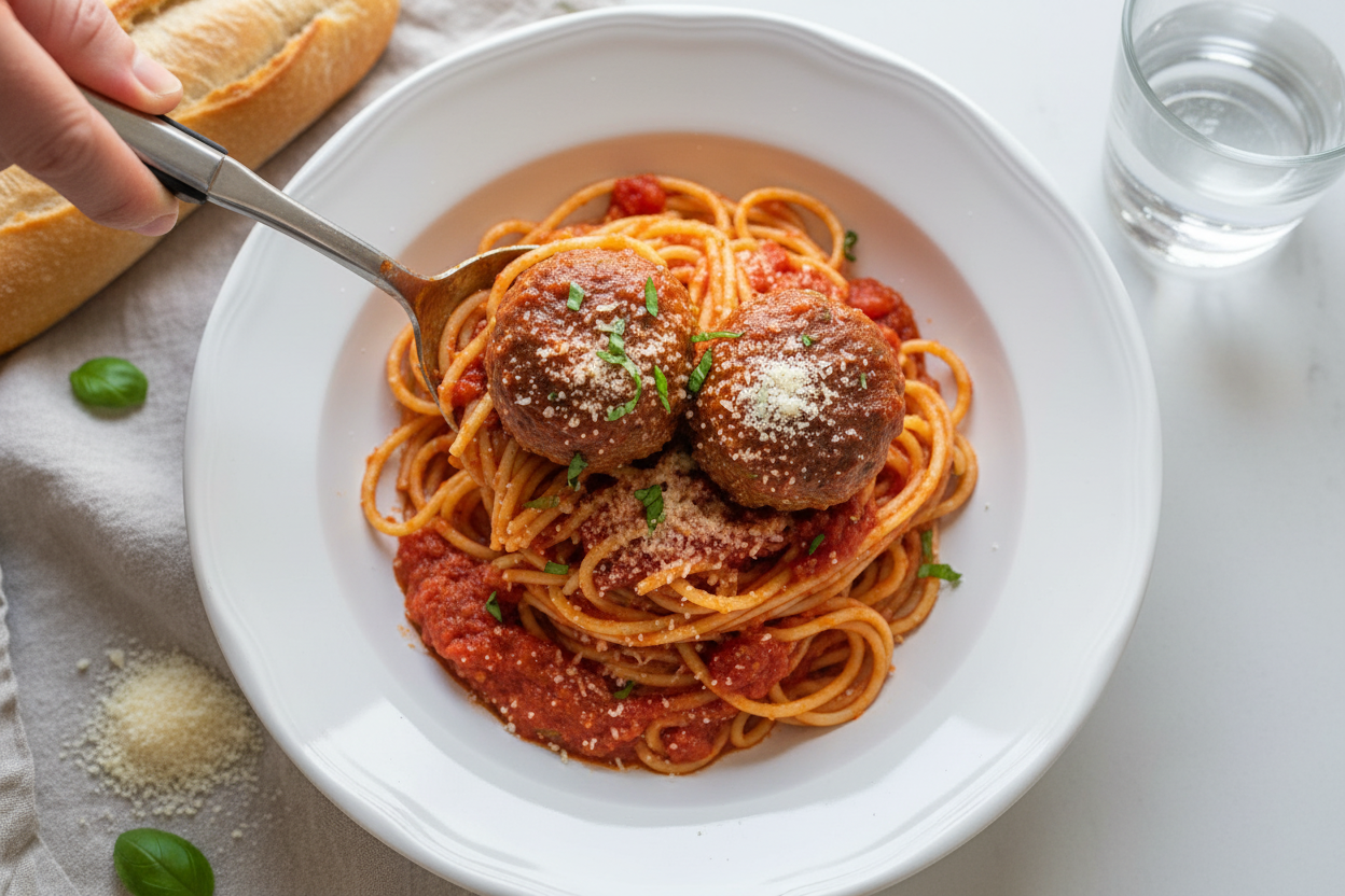 Spaghetti and Meatballs Classic Italian Recipe