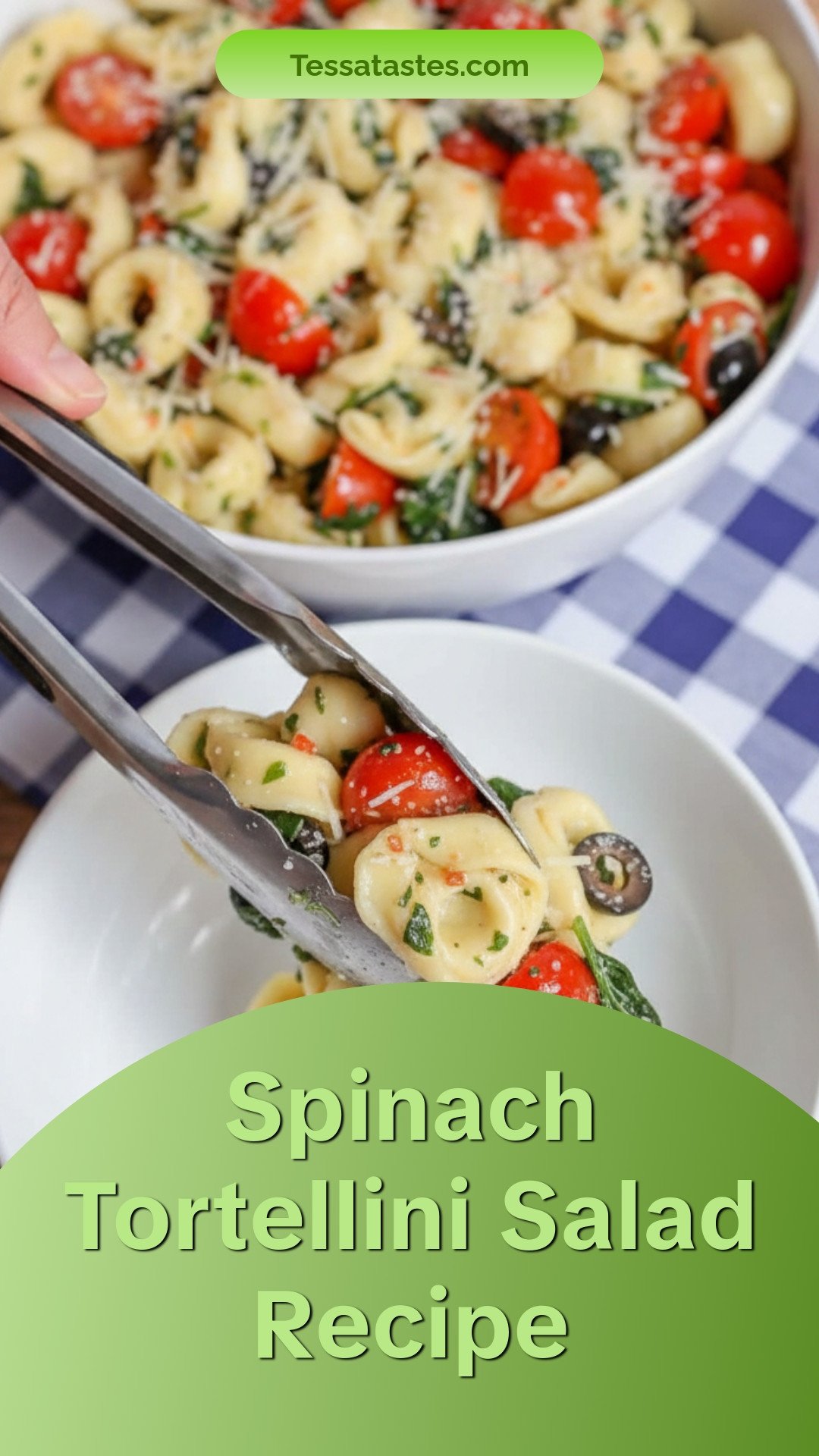 Spinach Tortellini Salad Recipe