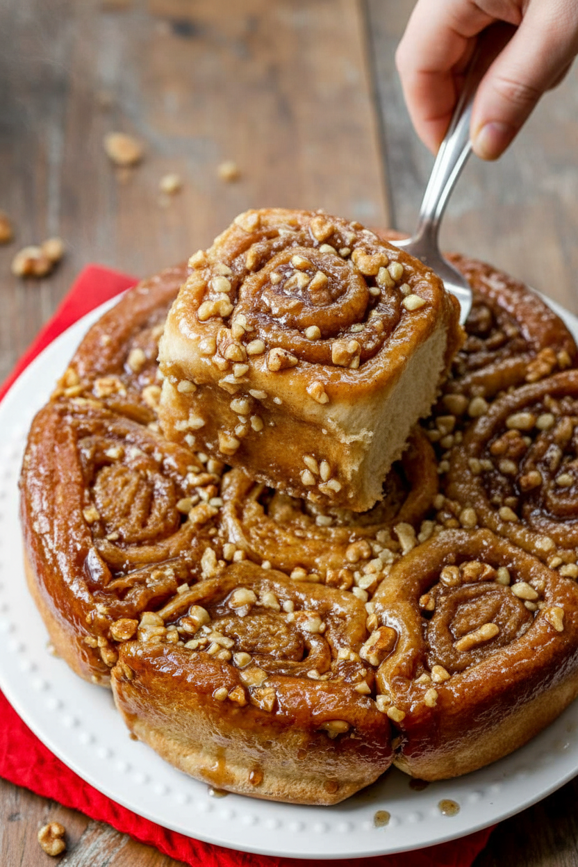 Sticky Walnut Buns Recipe