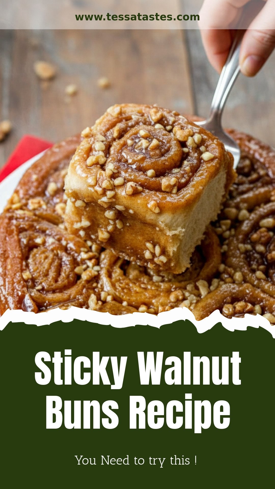 Sticky Walnut Buns Recipe