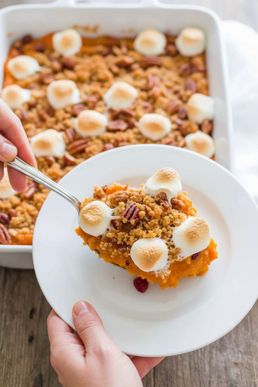 Sweet Potato Casserole Recipe With Marshmallows
