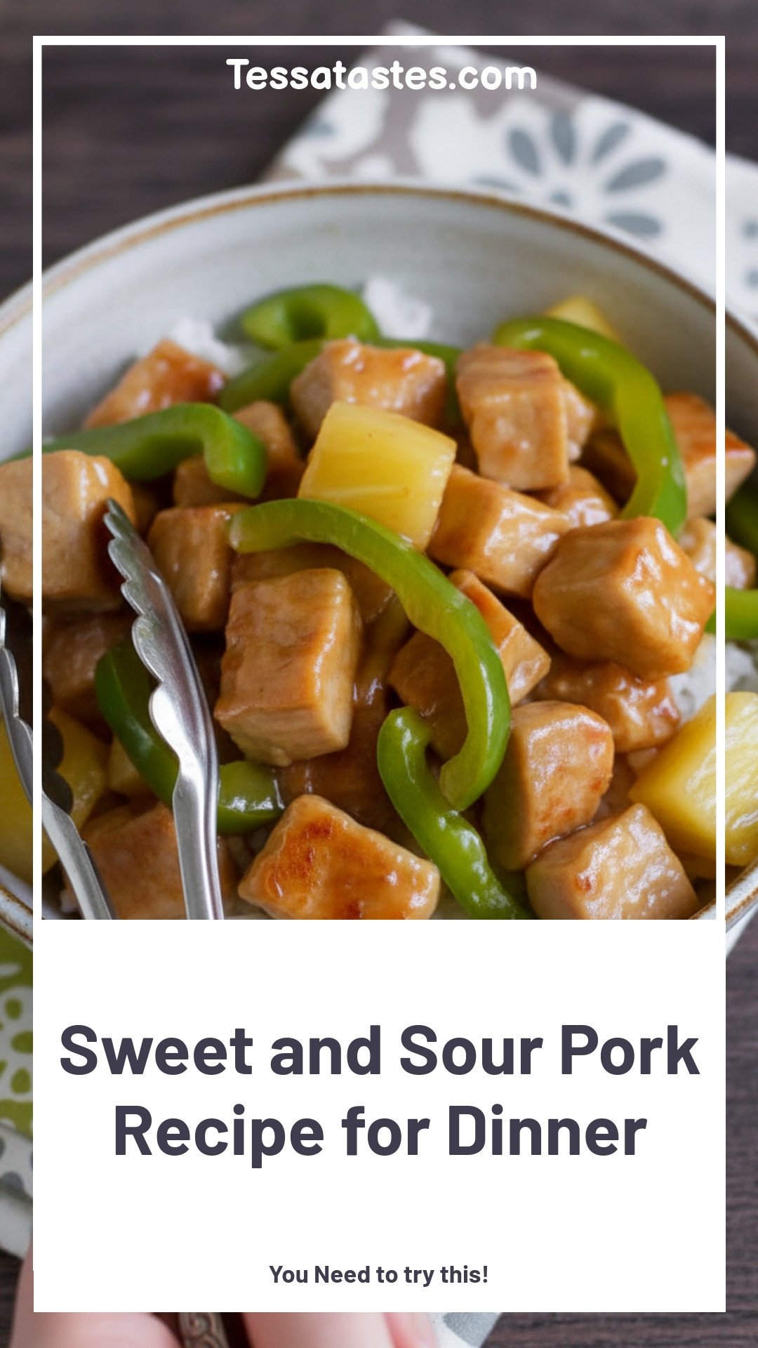 Sweet and Sour Pork Recipe for Dinner