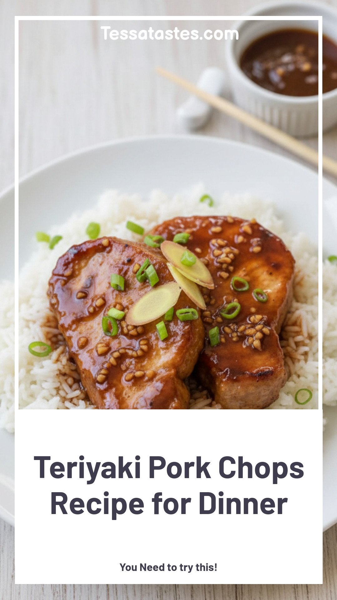 Teriyaki Pork Chops Recipe for Dinner