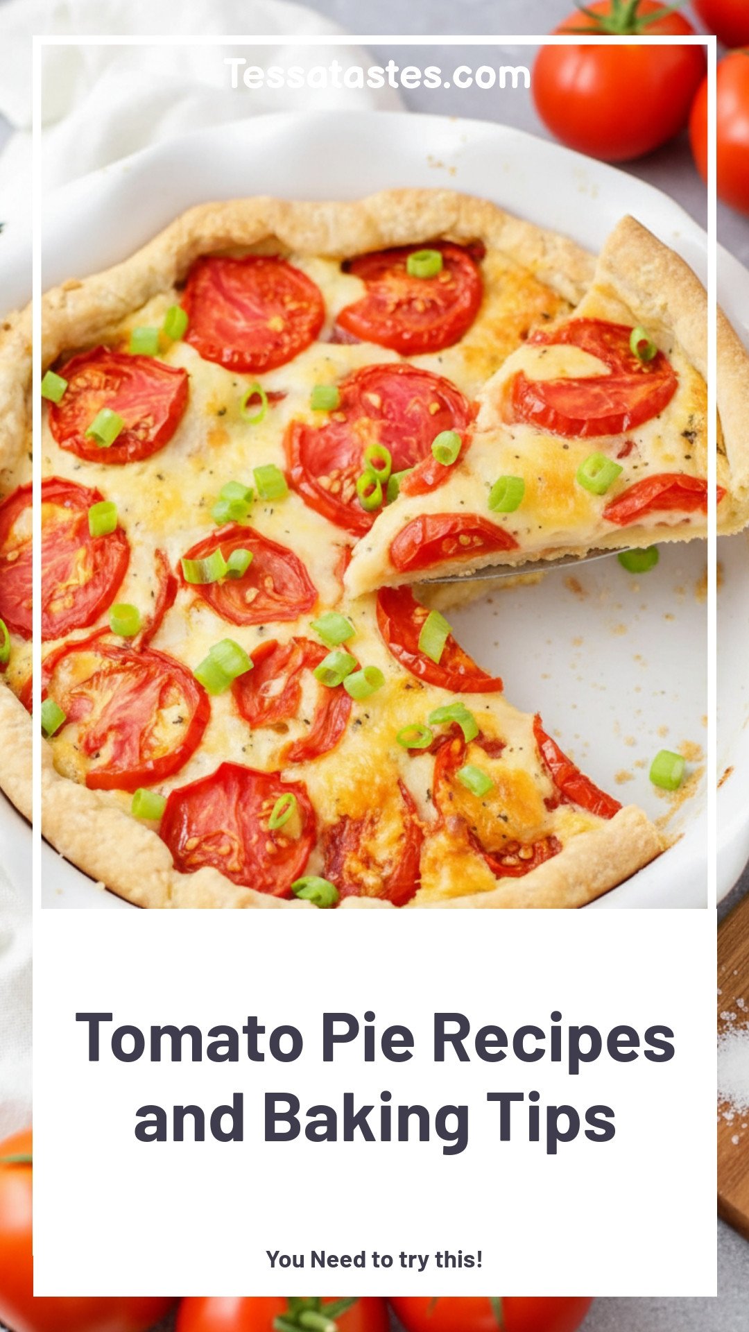 Tomato Pie Recipes and Baking Tips