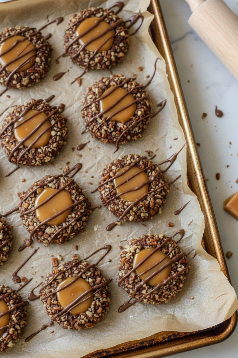 Turtle Thumbprint Cookie Recipe