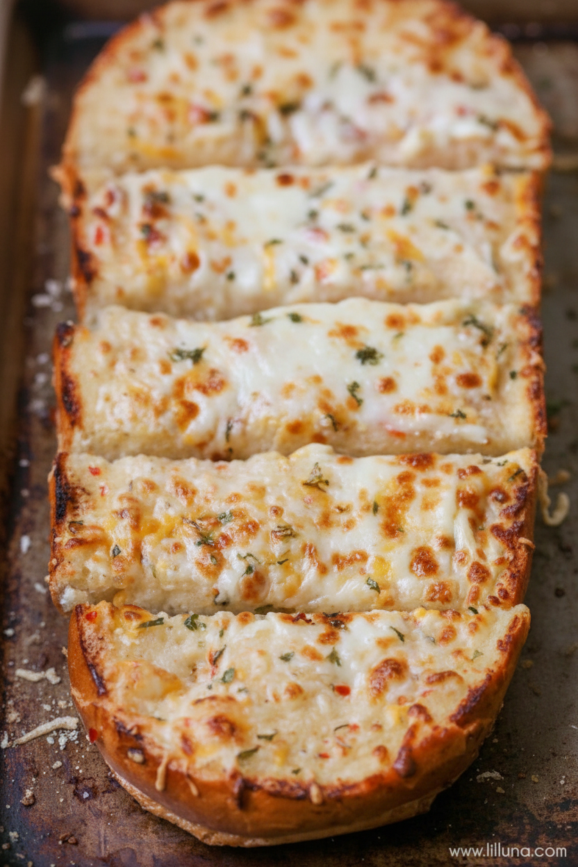 Ultimate Cheesy Garlic Bread Recipe