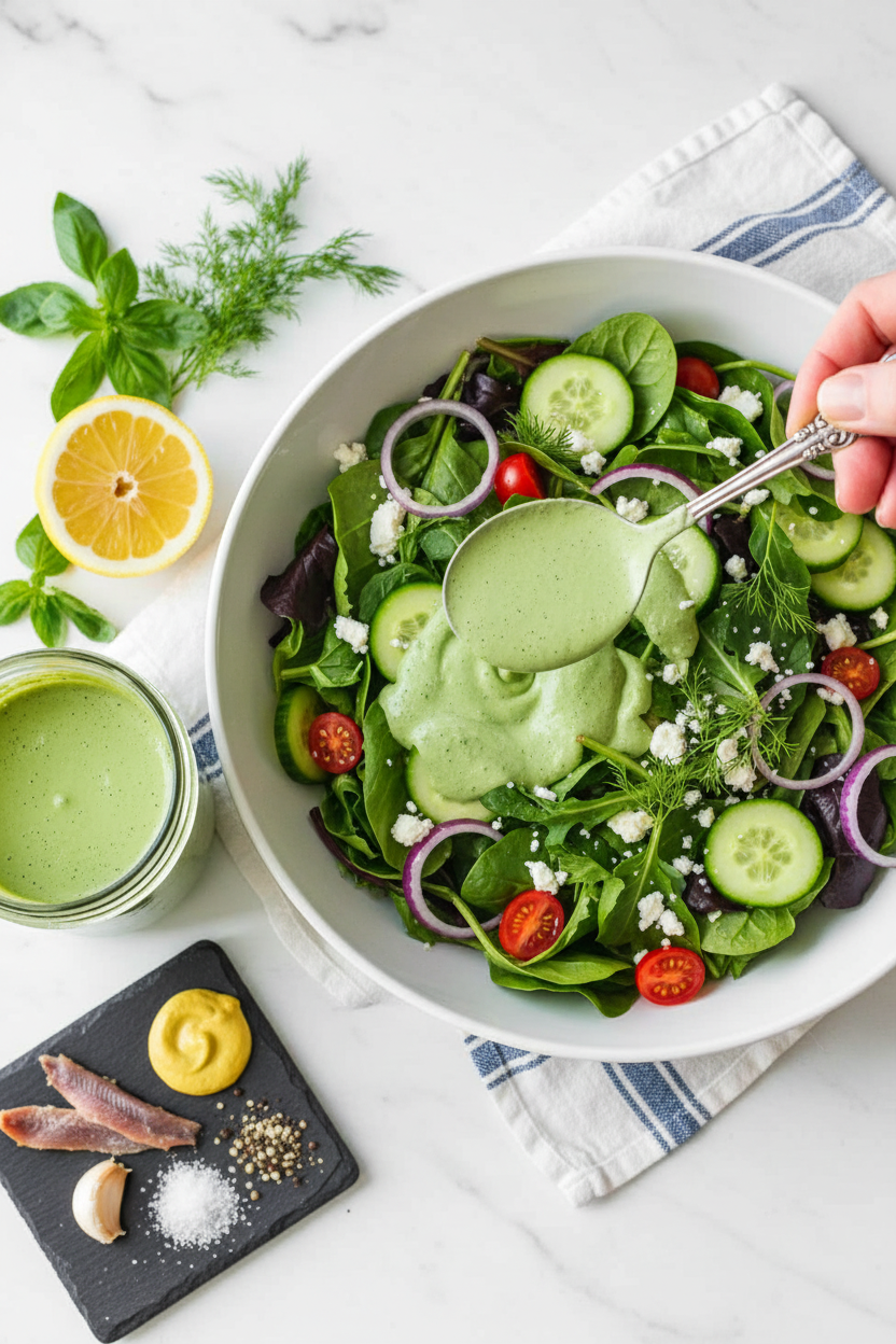 Upgrade Your Greek Goddess Salad Dressing