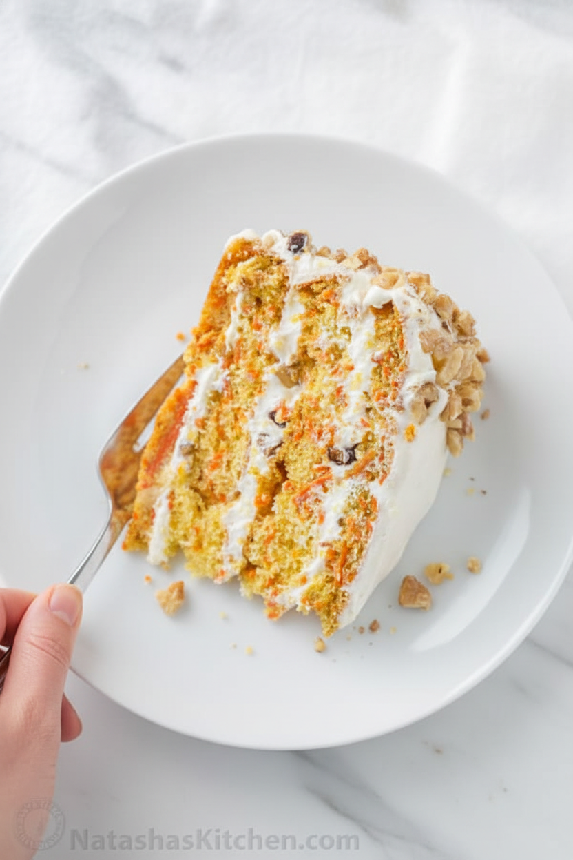 Vintage Carrot Cake Recipe with Video Tutorial