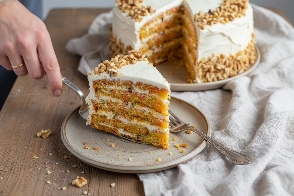 Vintage Carrot Cake Recipe with Video Tutorial