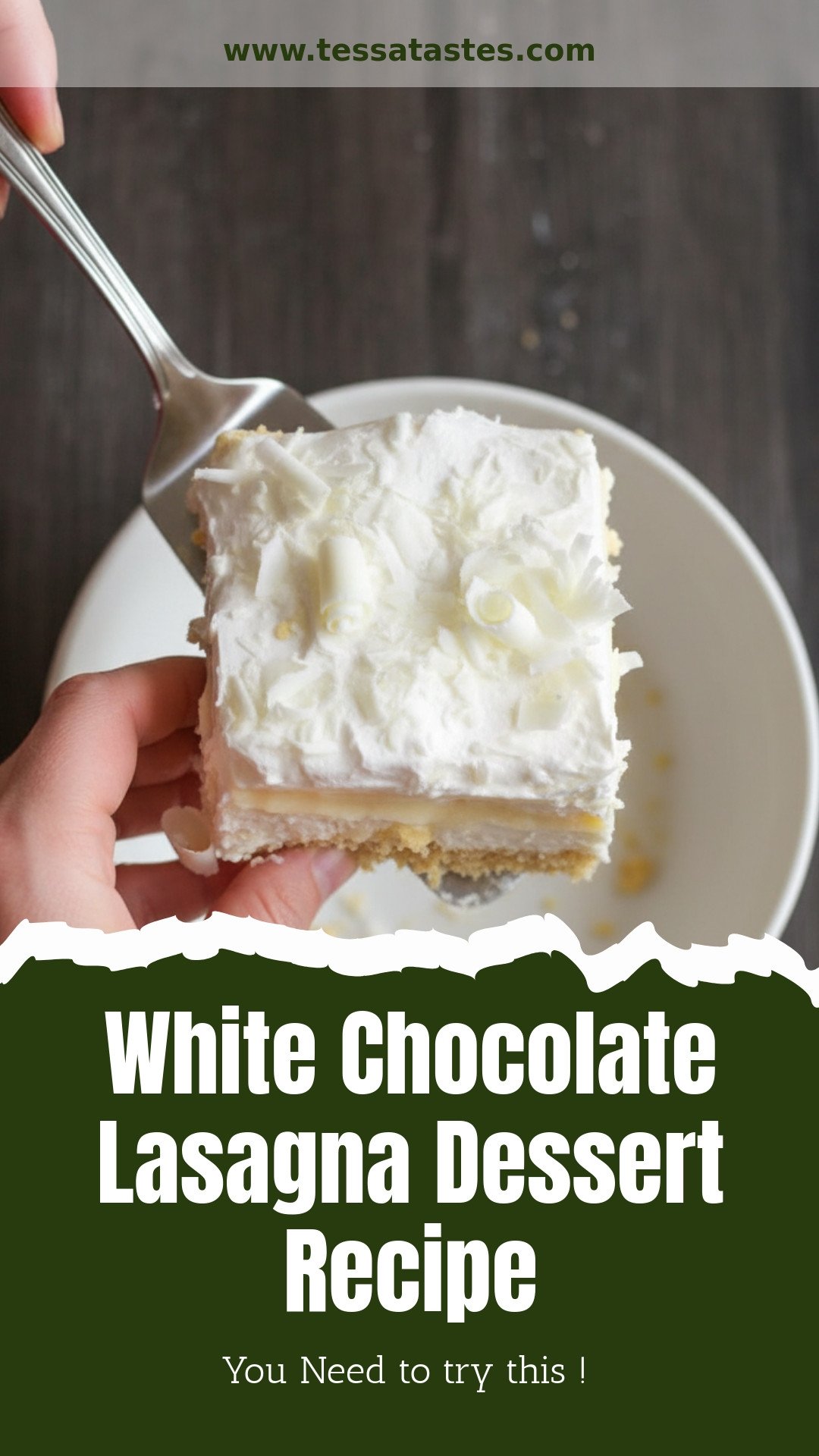 White Chocolate Lasagna Dessert Recipe