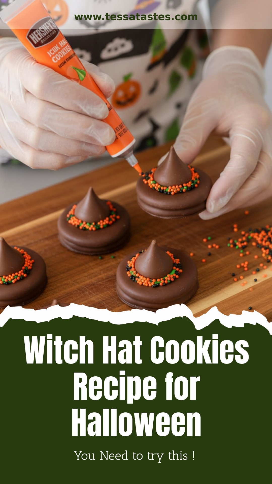 Witch Hat Cookies Recipe for Halloween