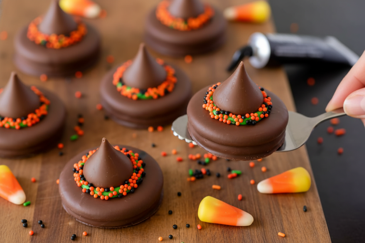 Witch Hat Cookies Recipe for Halloween