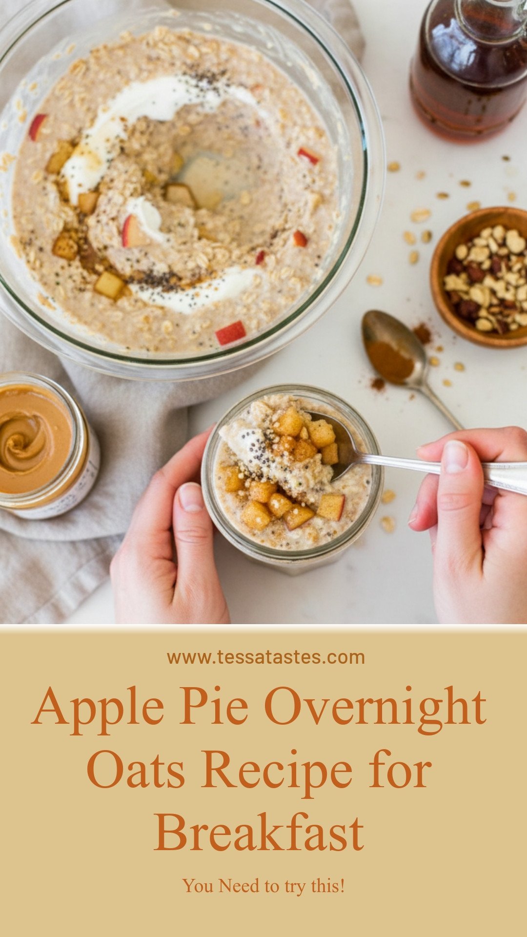 Apple Pie Overnight Oats