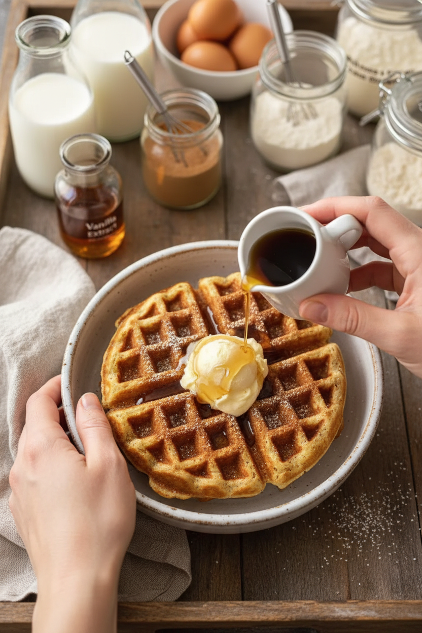 Cinnamon Waffles