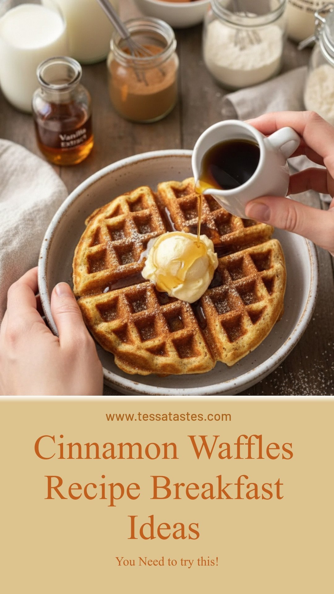 Cinnamon Waffles