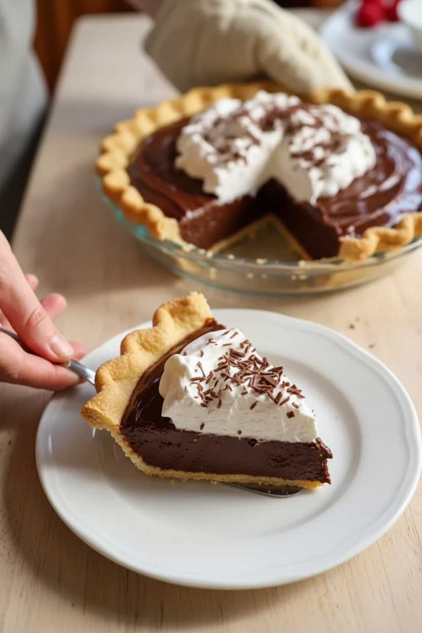Old Fashioned Chocolate Pie