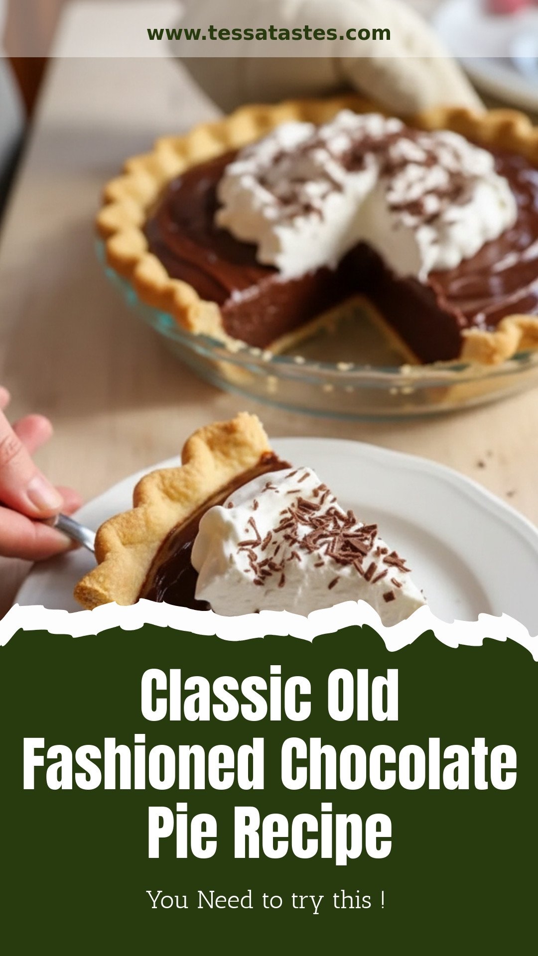 Old Fashioned Chocolate Pie
