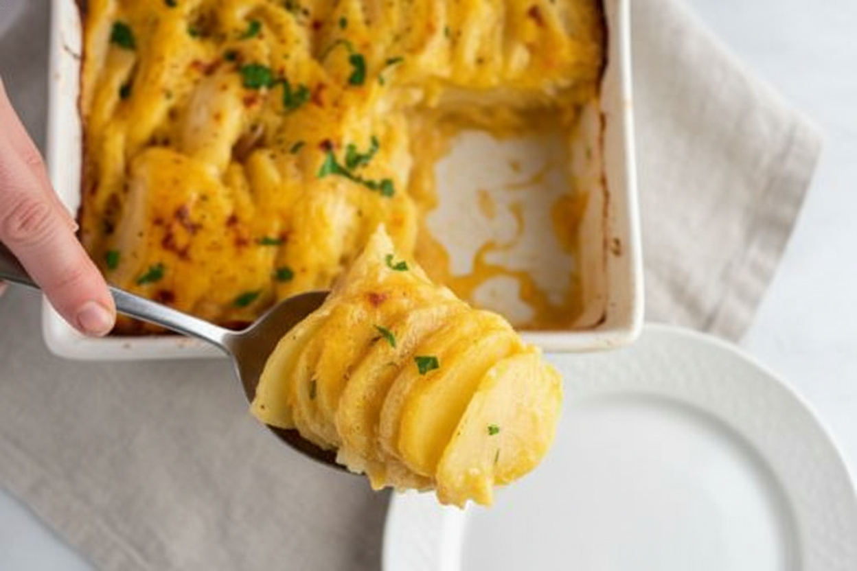 Creamy Cheesy Scalloped Potatoes Recipe