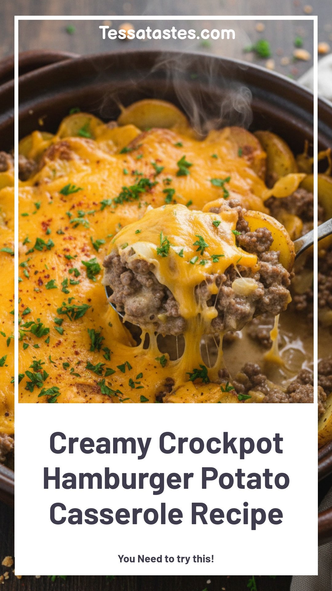 Creamy Crockpot Hamburger Potato Casserole for Cozy Nights