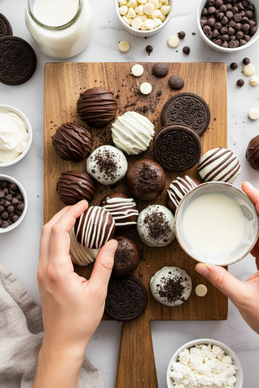 5-Ingredient Oreo Balls (Truffles)