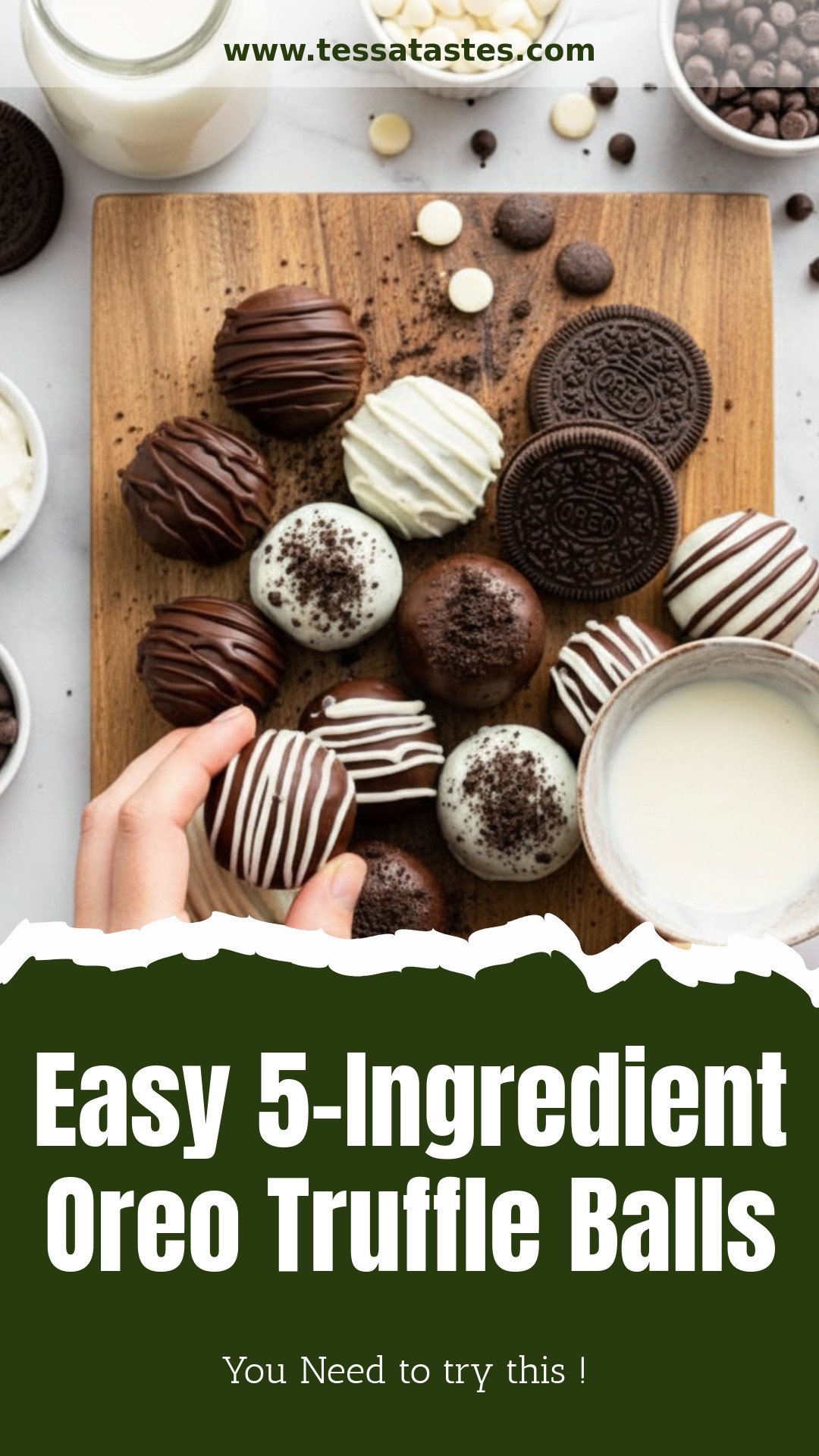 5-Ingredient Oreo Balls (Truffles)