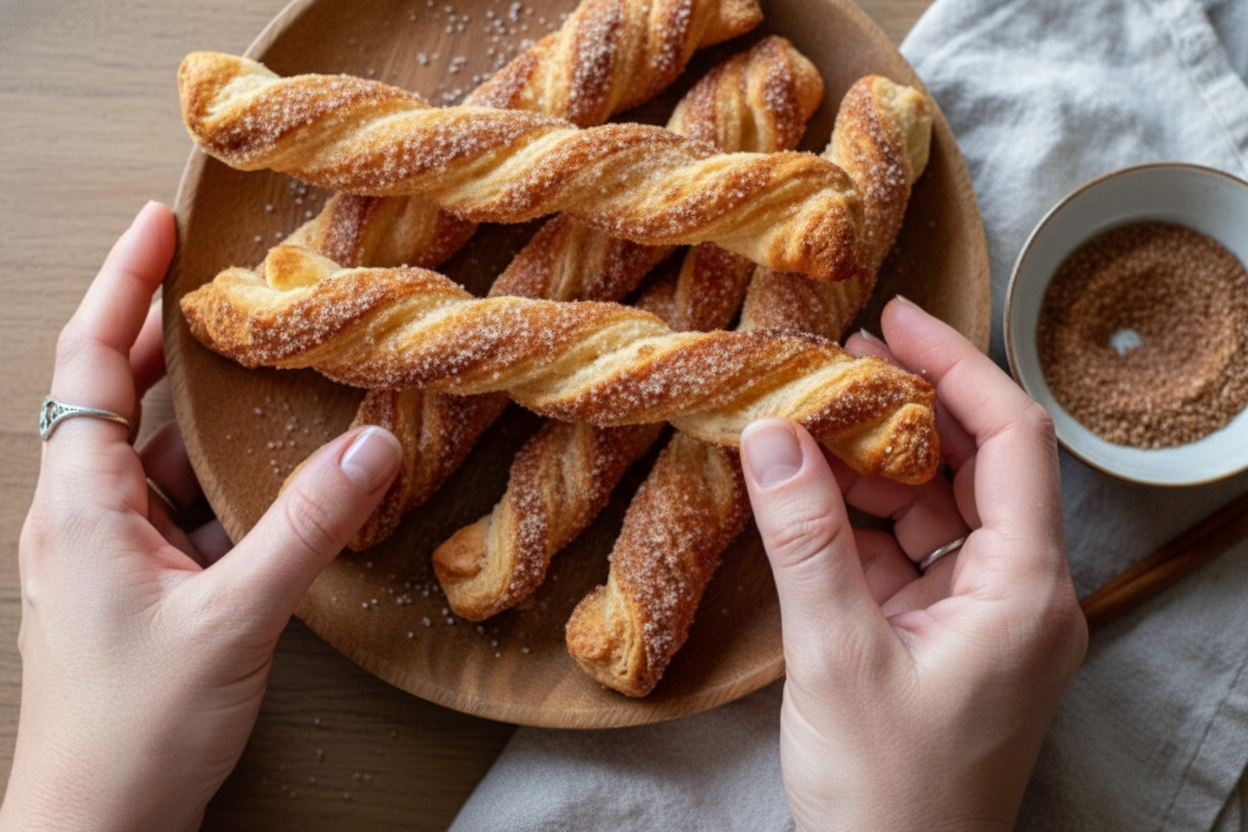 Easy Cinnamon Sugar Twists Recipe