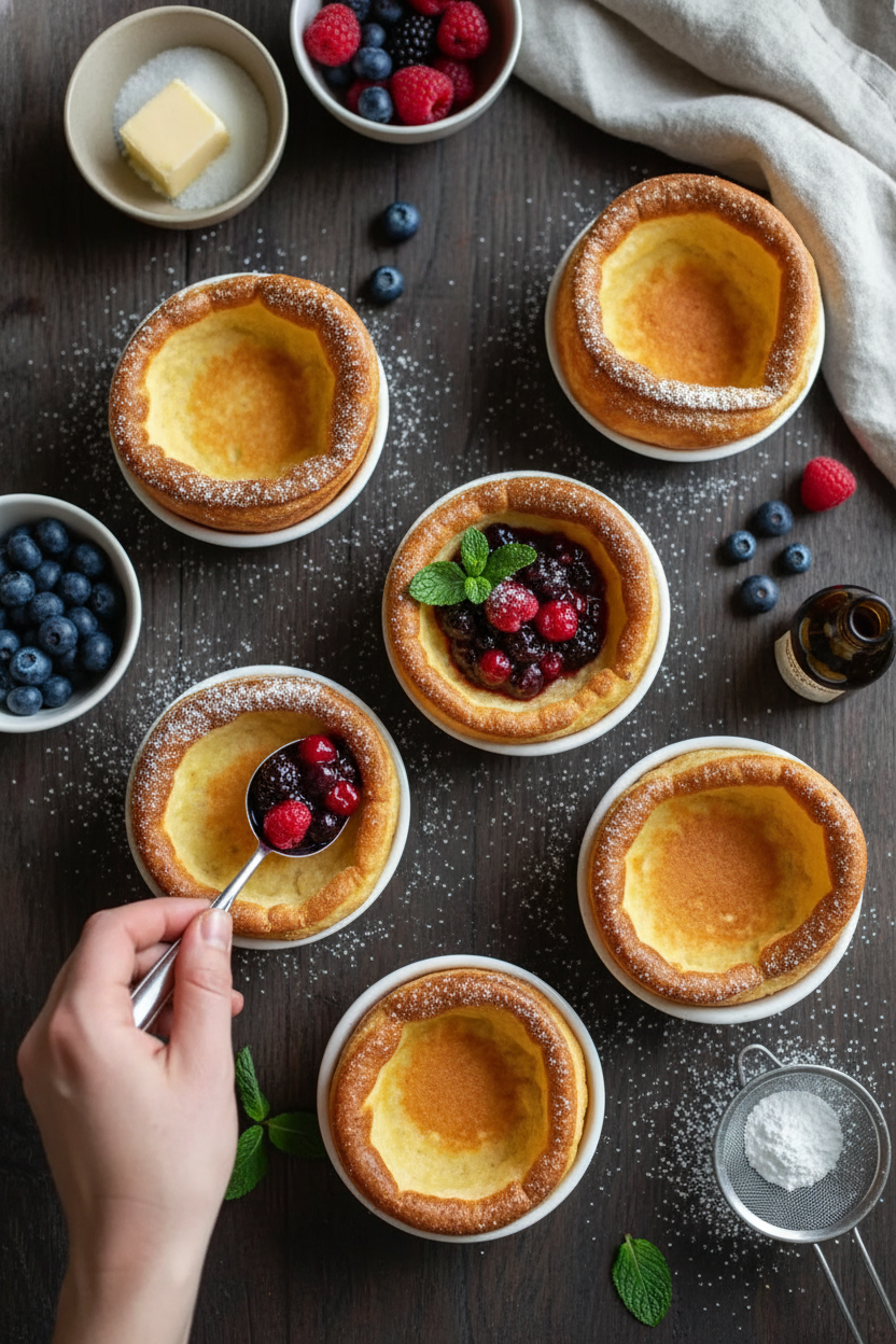 Easy Mini Dutch Baby Pancakes