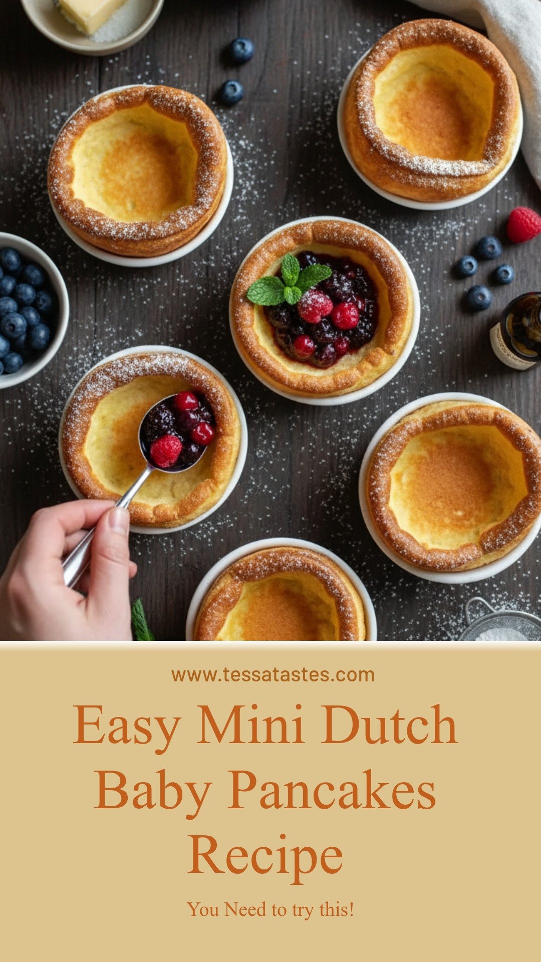 Easy Mini Dutch Baby Pancakes
