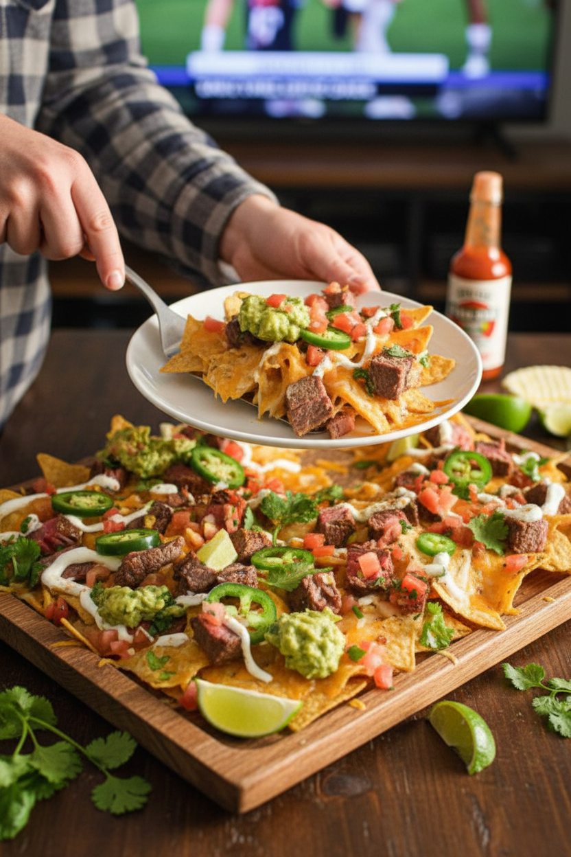 Flank Steak Nachos