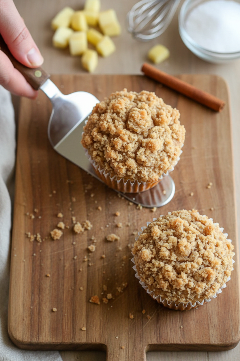 Easy Gluten-Free Apple Cinnamon Crumb Muffins {Dairy-Free Option}