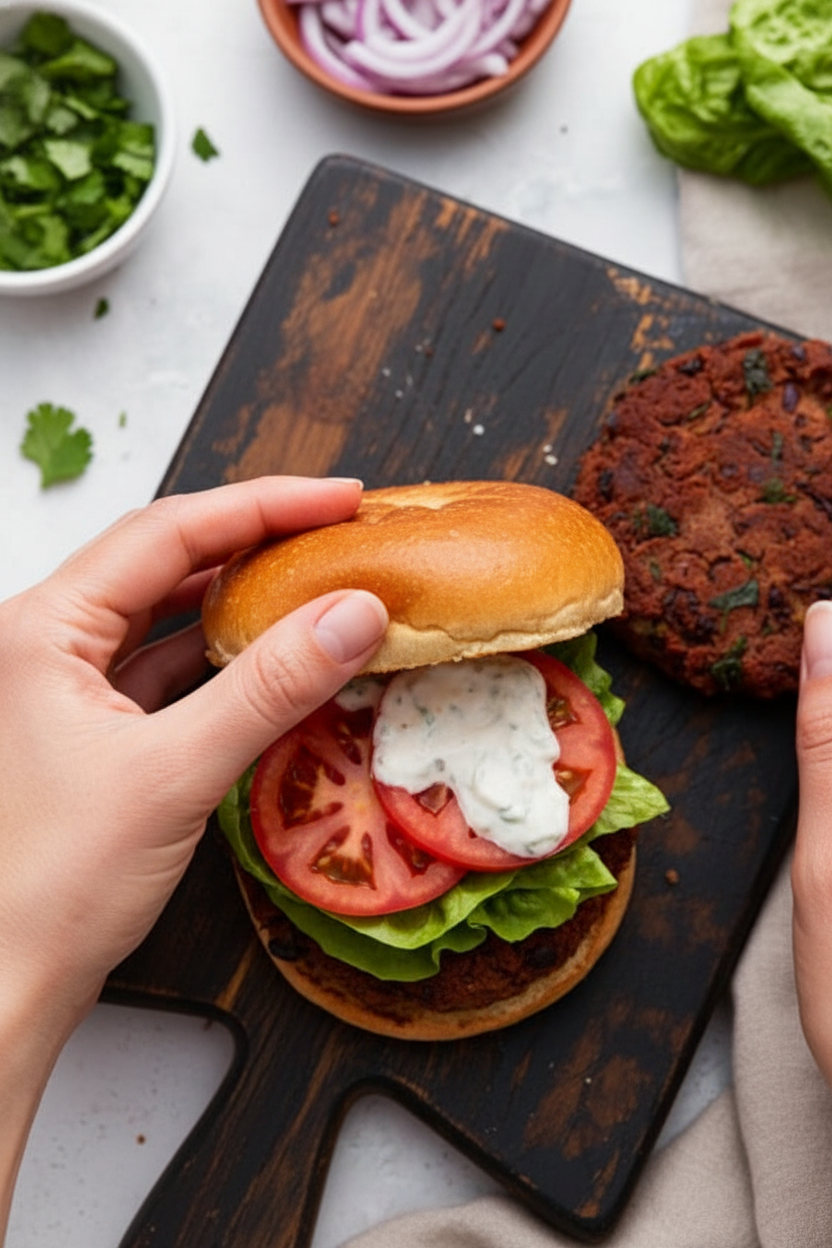 Gluten-Free Black Bean Burger