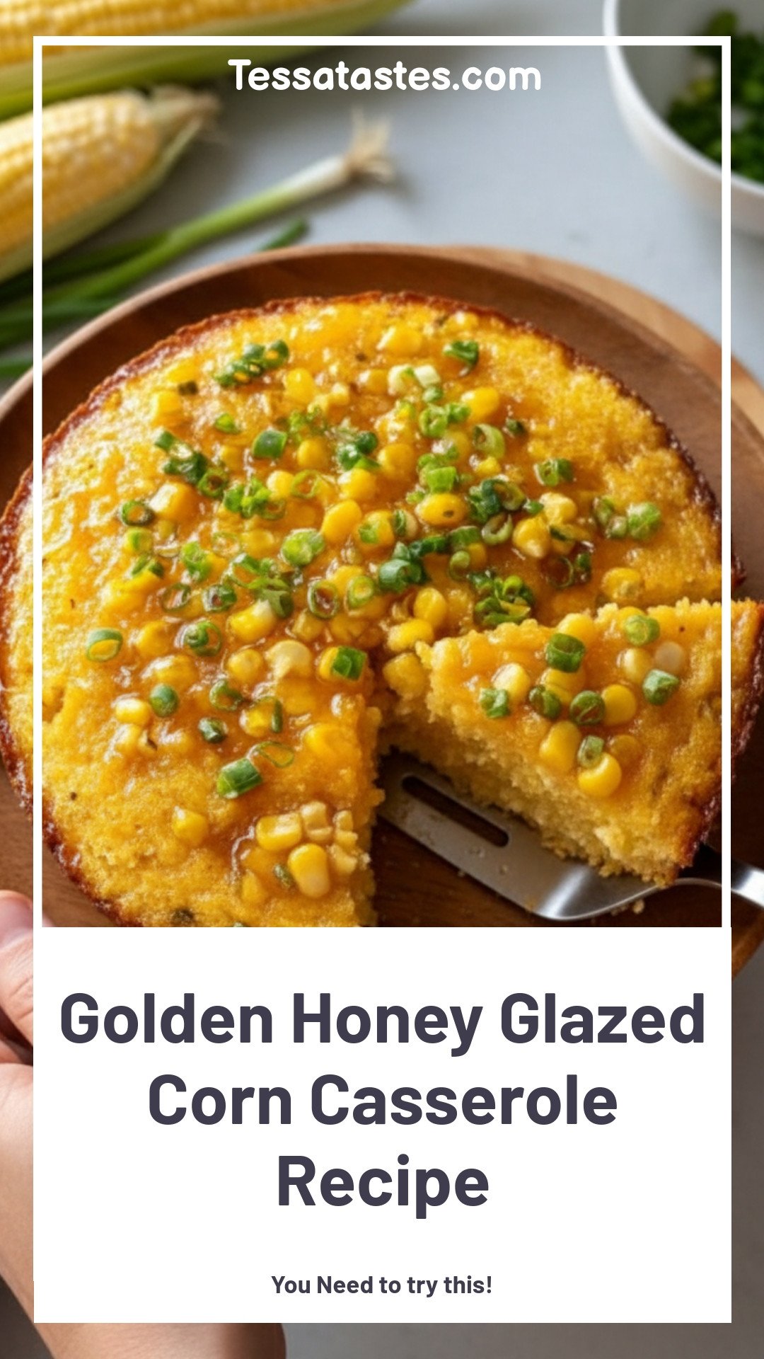 Golden Honey-Glazed Corn Casserole