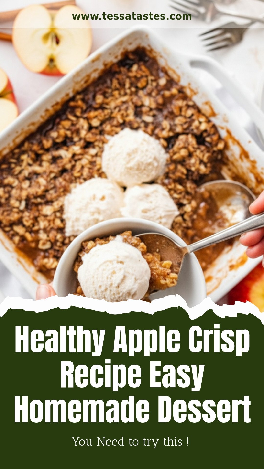 Healthy Apple Crisp