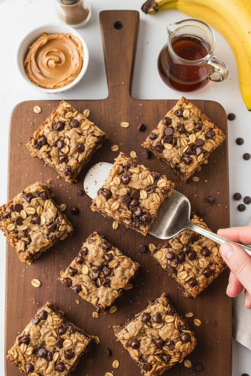 Banana Oatmeal Bars