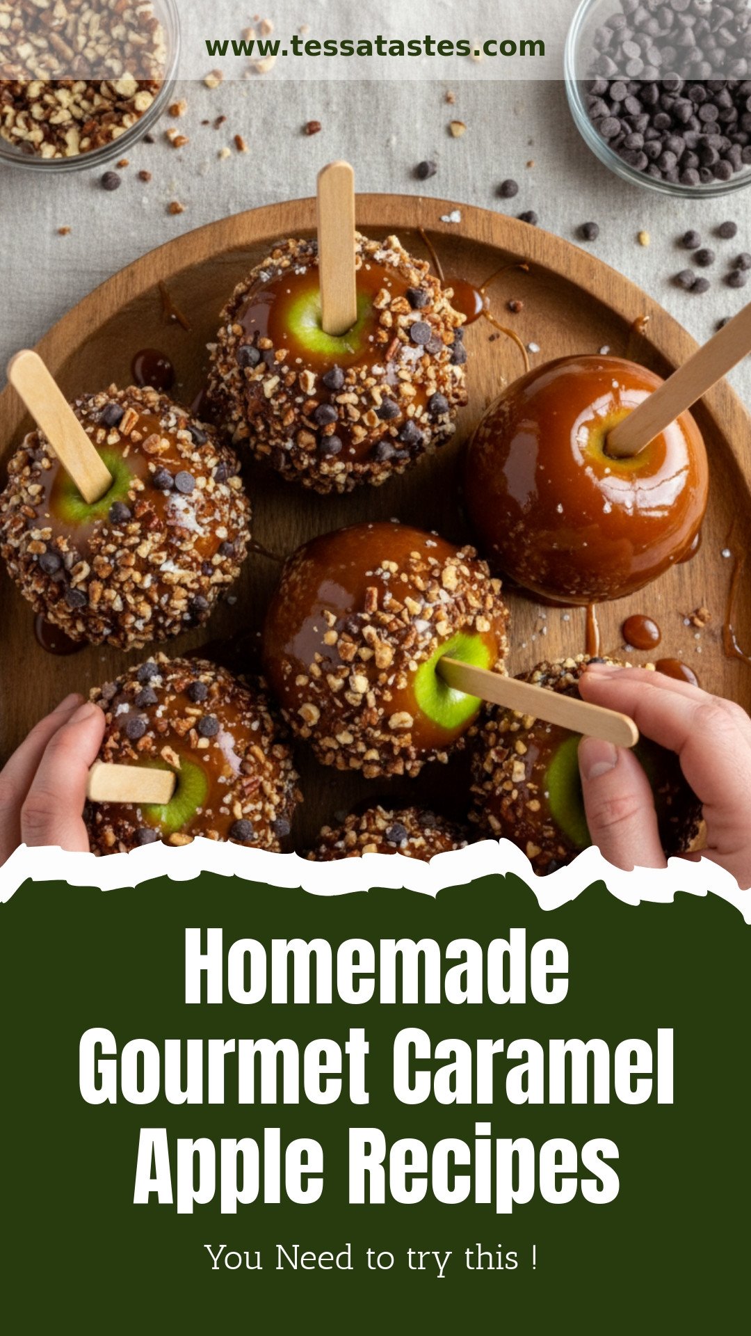 Homemade Gourmet Caramel Apples