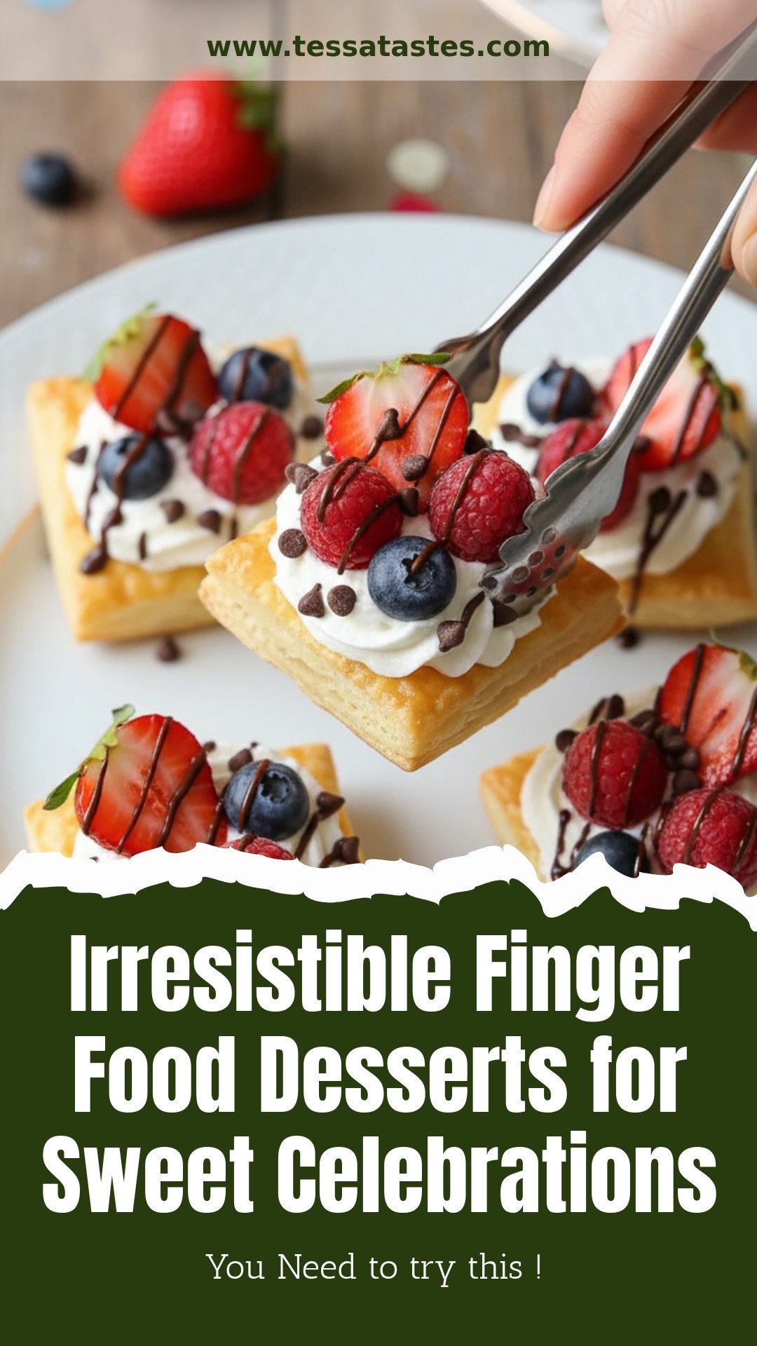 Irresistible Finger Food Desserts for Your Sweet Celebrations