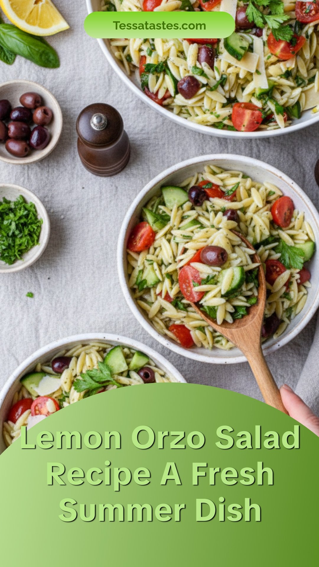Lemon Orzo Salad
