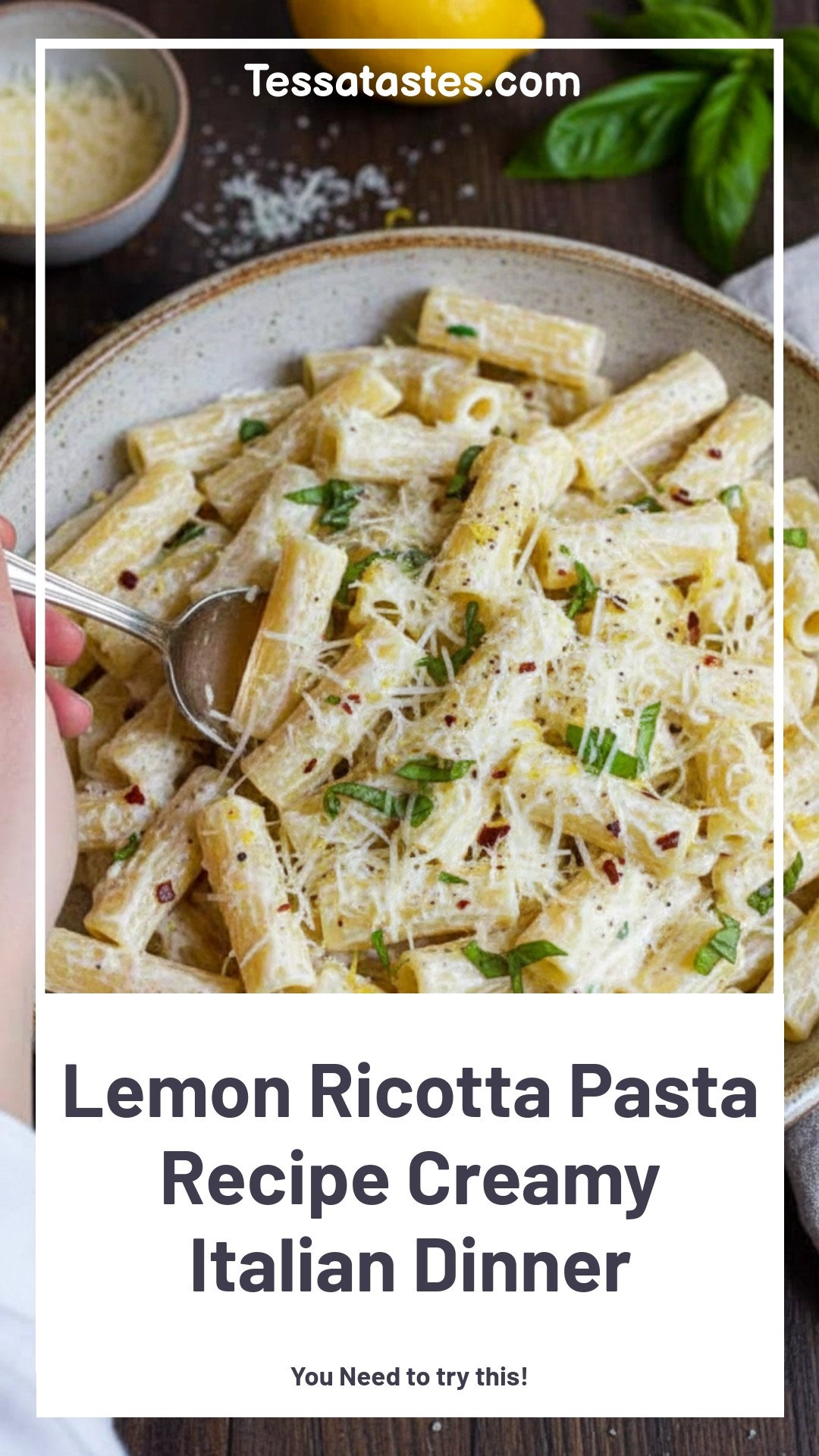 Lemon Ricotta Pasta