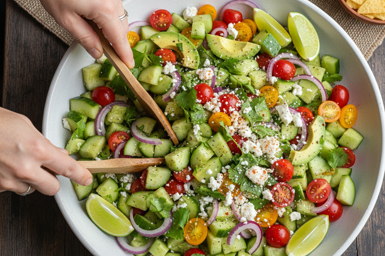 Mexican Cucumber Salad Recipe