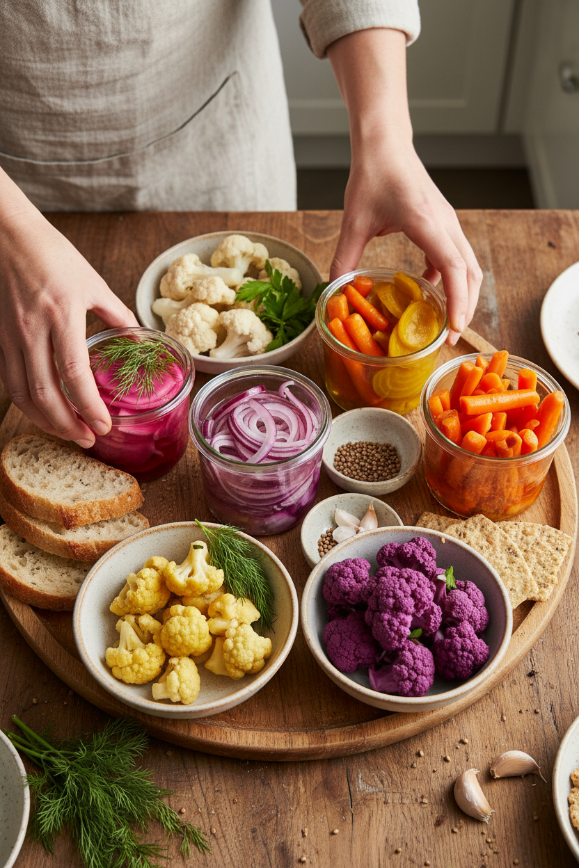 Pickled Fermented Vegetable Feast